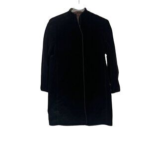 Mycra Pac One Womens Velour Coat Size S/M Black
